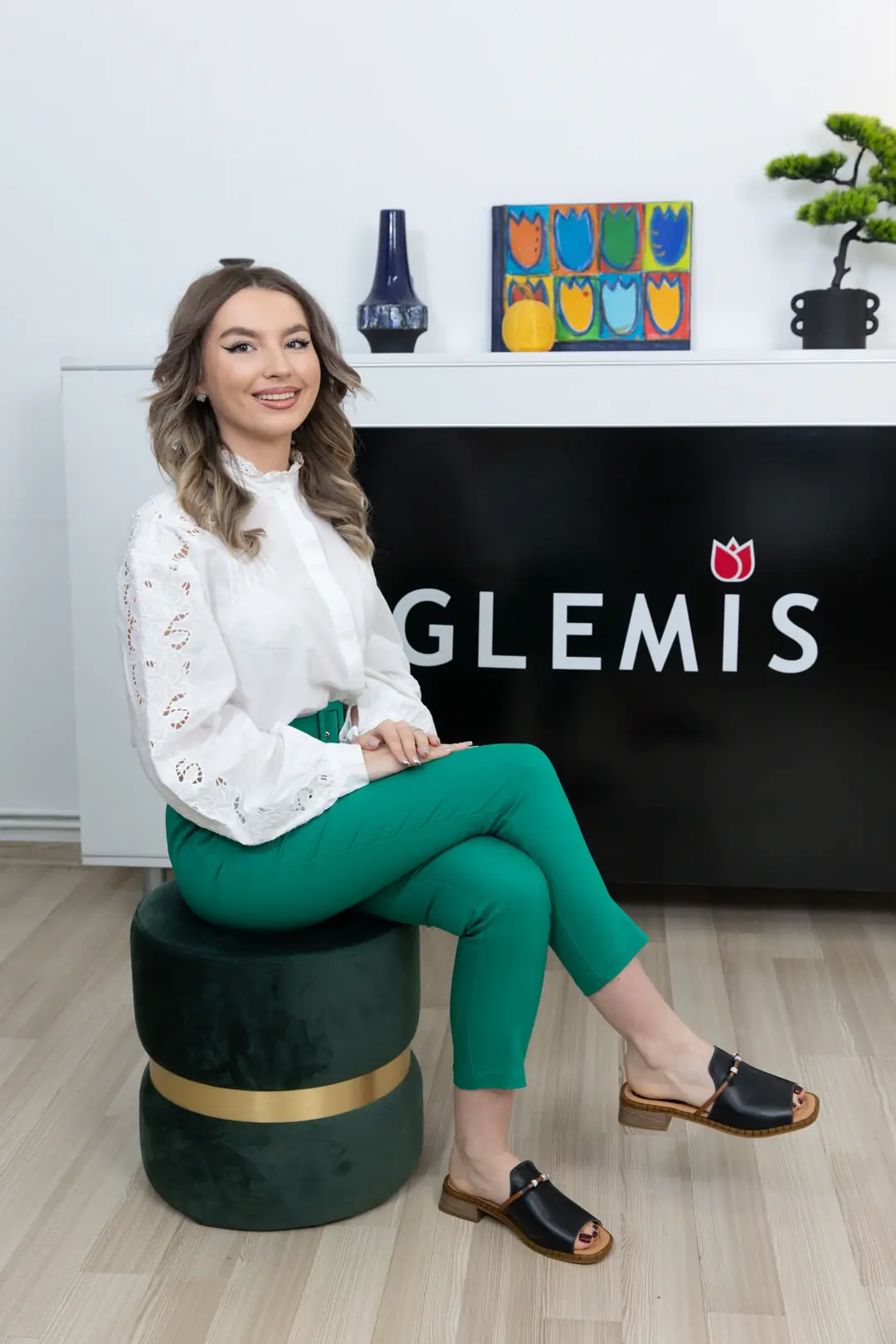 Sandale dama, Glemis, piele naturala - Cod: f-4.93, Culoare: Negru Box, Talpa: Maro, Numar: 40