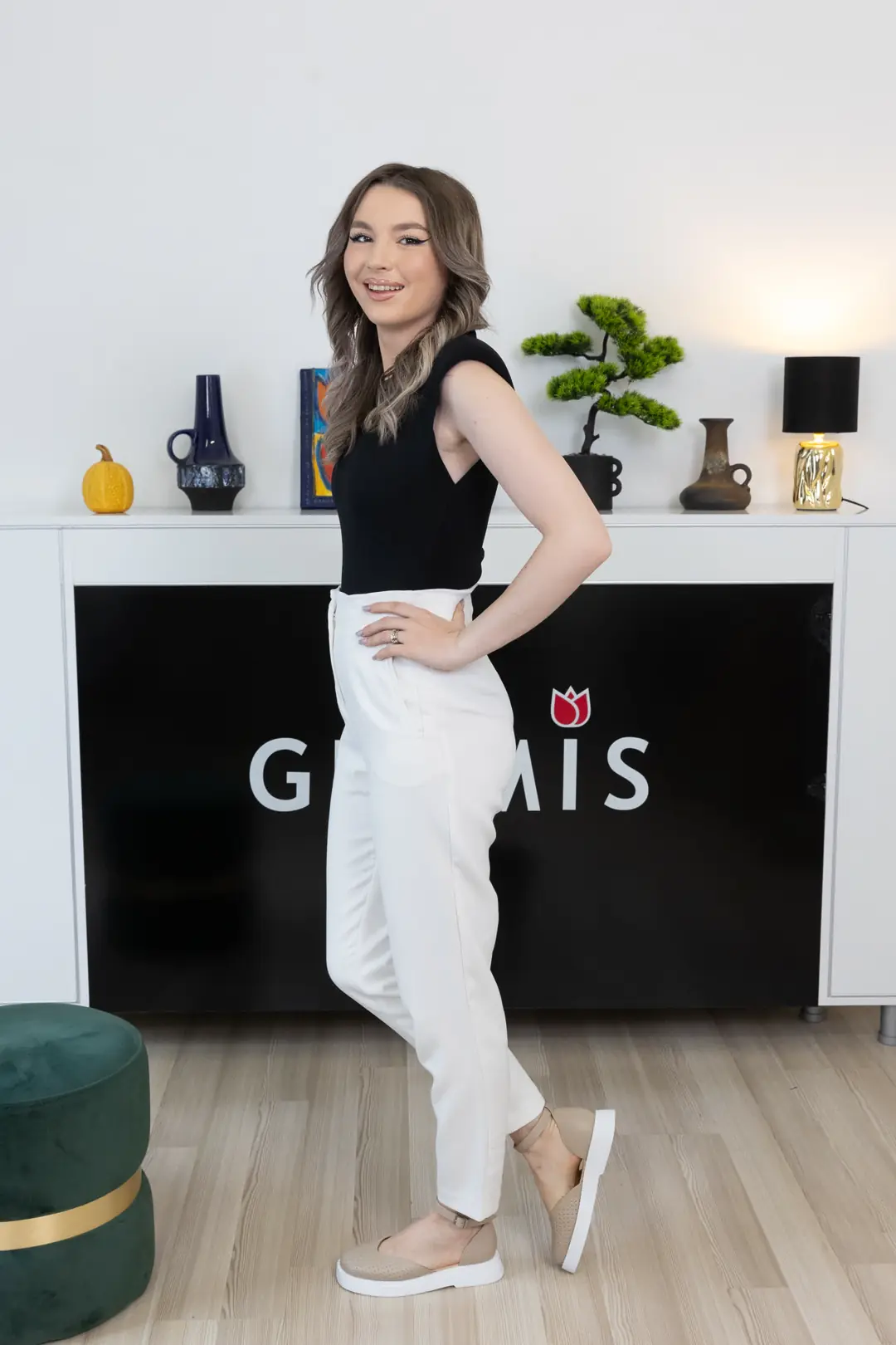Sandale dama casual, Glemis, piele naturala - Model: f-3.28, Culoare: Taupe Box, Talpa: Alb, Numar: 38