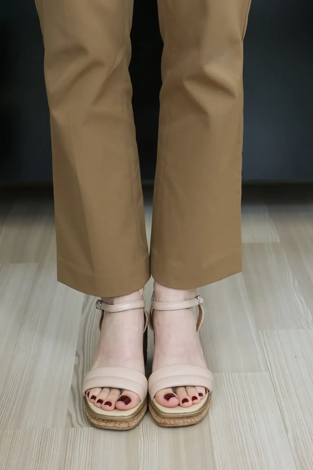 Sandale dama, Glemis, piele naturala - Cod: f-6.8, Culoare: Nude, Numar: 38