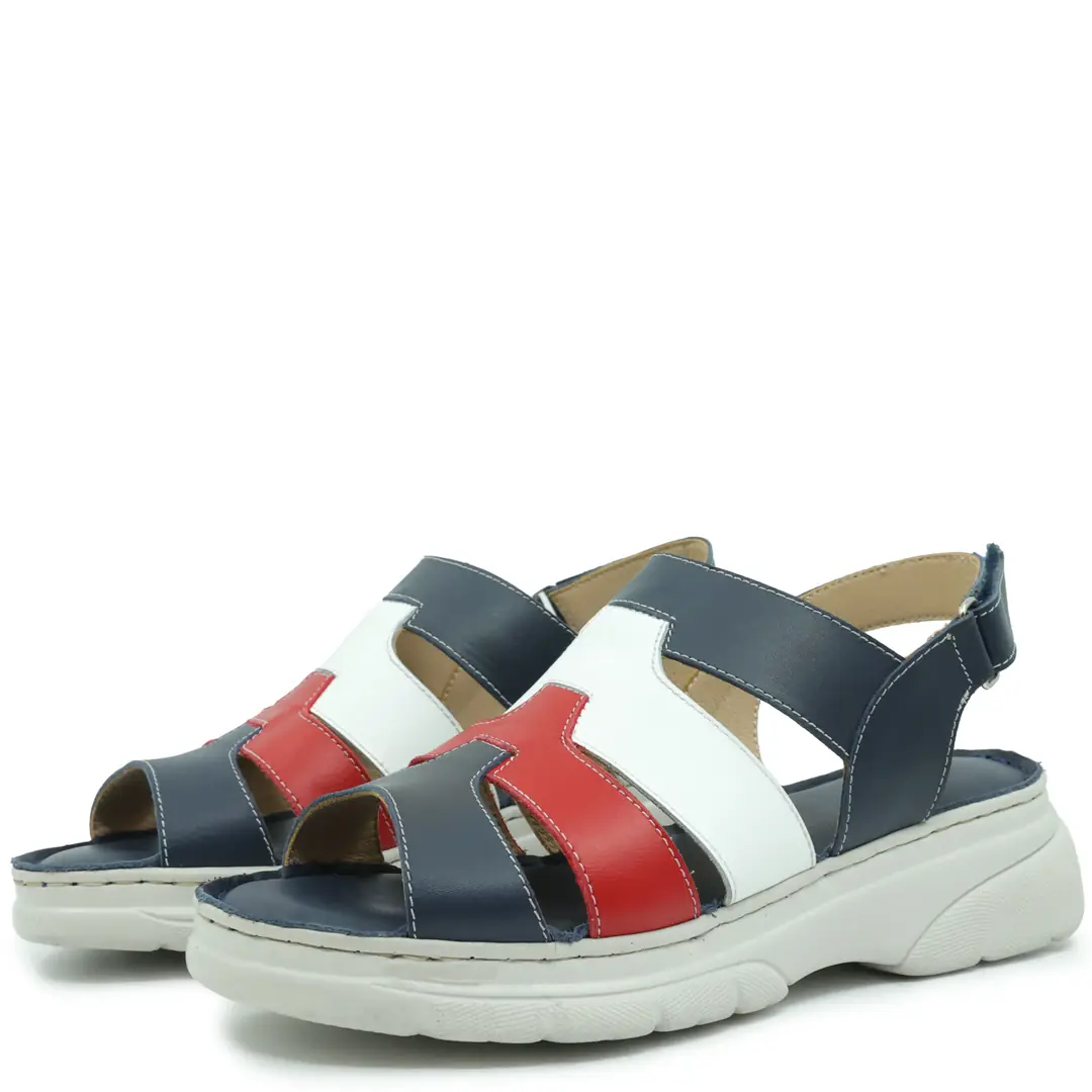 Sandale dama confort, Glemis, piele naturala - Cod: f-4.100, Culoare: Tomy, Numar: 40