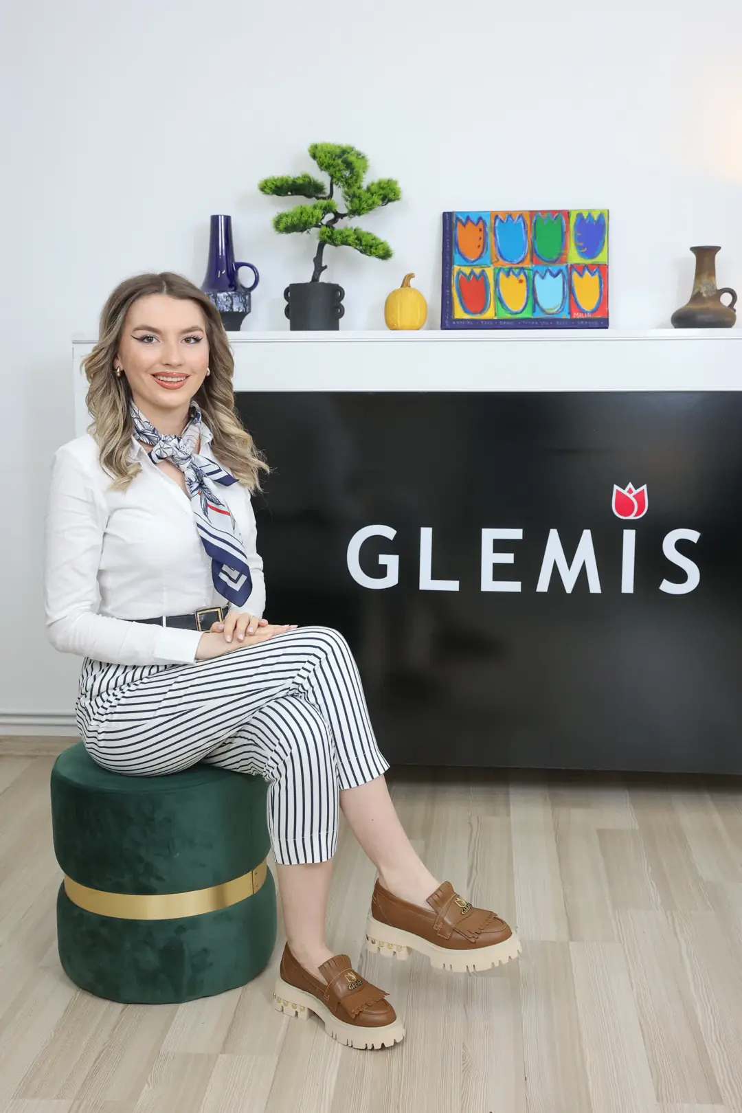 Mocasini dama, Glemis, piele naturala - Cod: f-4.60, Culoare: Maro Box, Talpa: Bej, Numar: 40