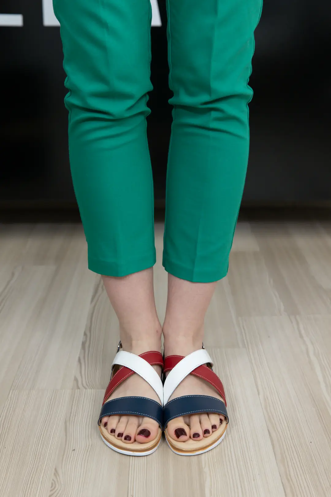 Sandale dama confort, Glemis, piele naturala - Cod: f-4.88, Culoare: Tomy, Talpa: Maro, Numar: 41