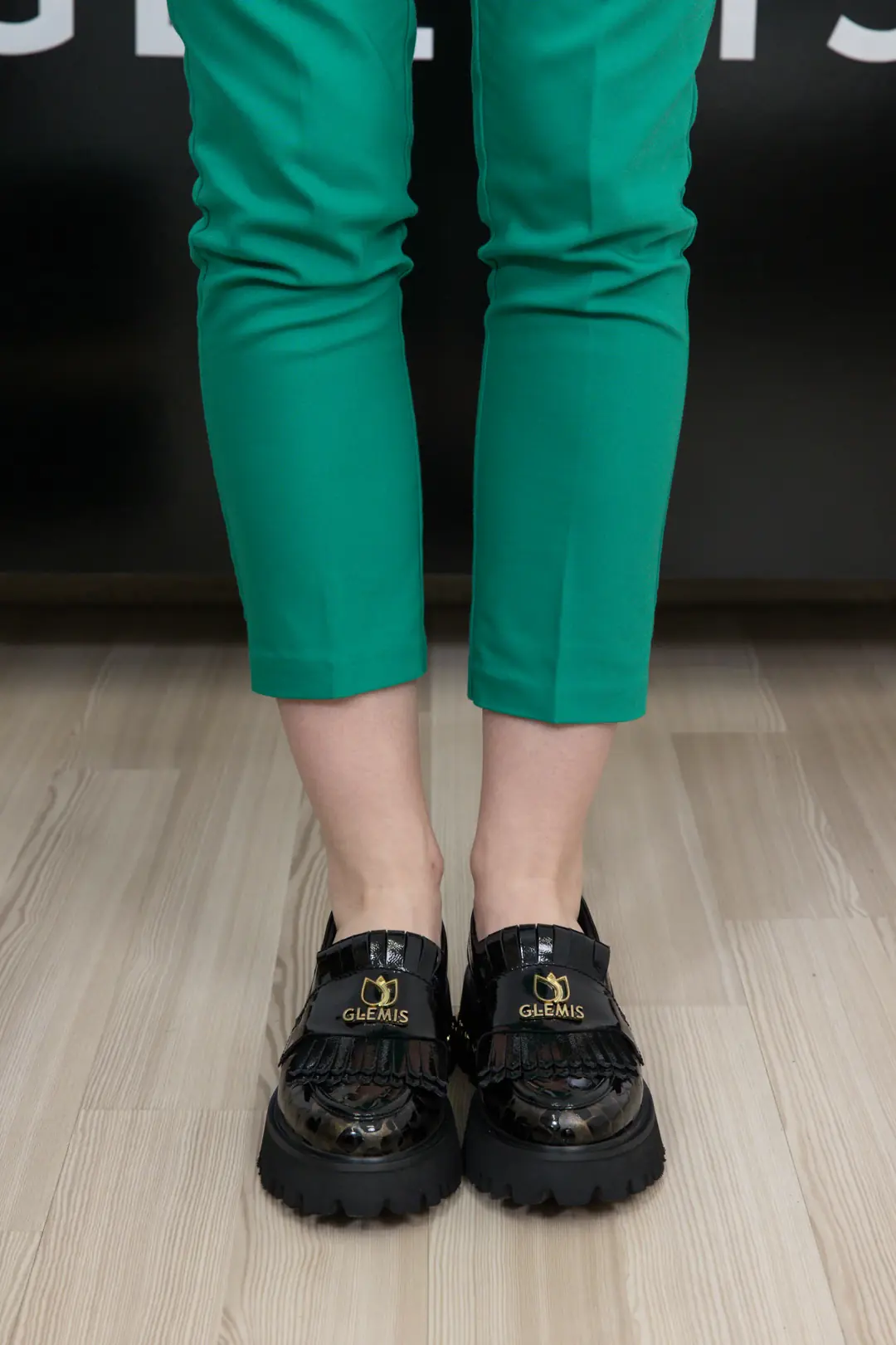 Mocasini dama, Glemis, piele naturala - Cod: f-4.60, Culoare: Bronz Box Lac, Talpa: Negru, Numar: 40